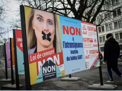 Suíça proíbe discriminação com base na homossexualidade