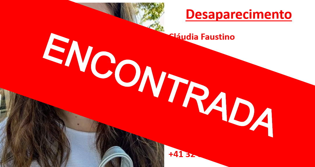 Jovem portuguesa desaparecida na Suíça