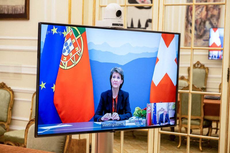Confederação Suíça comunica temas abordados com Portugal
