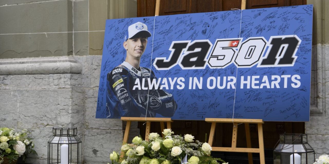 Centenas de pessoas no adeus a Jason Dupasquier