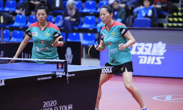 Ténis de mesa: Fu Yu e Shao Jieni no Top 16 Europeu