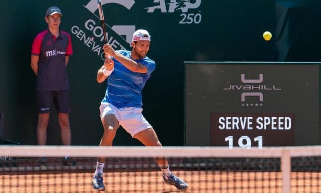 João Sousa na final do Open de Genebra