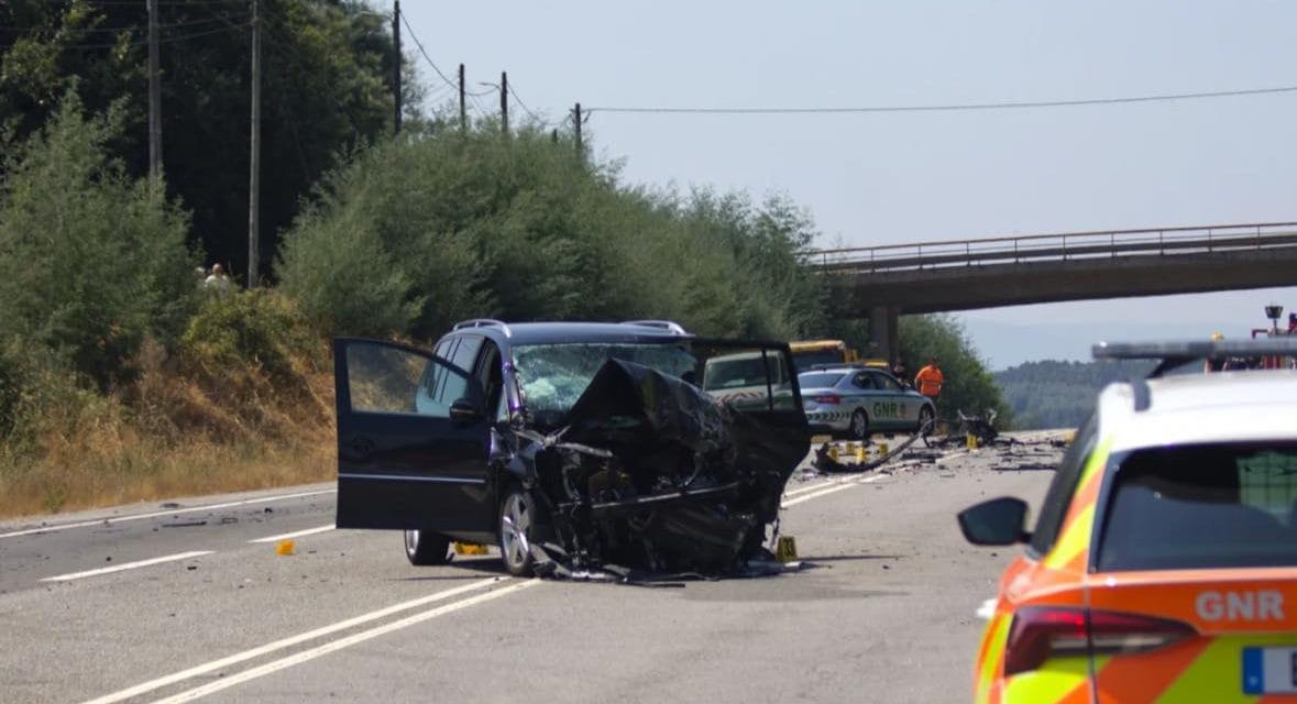 Morreu o ferido grave da colisão frontal no IP3
