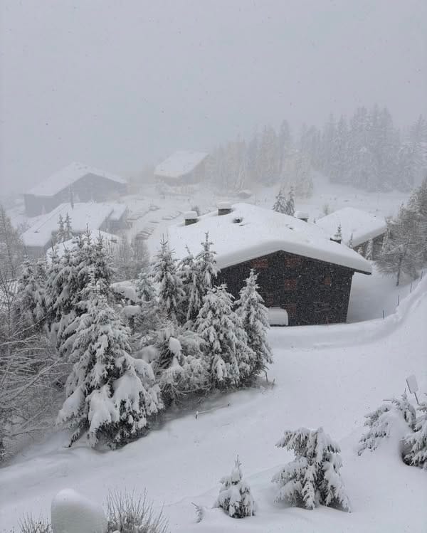 Durante a noite de domingo para segunda-feira, a cota de neve subiu, situando-se esta segunda-feira por volta dos 1000 metros. Continua a nevar abundantemente a norte dos Alpes e no Valais.