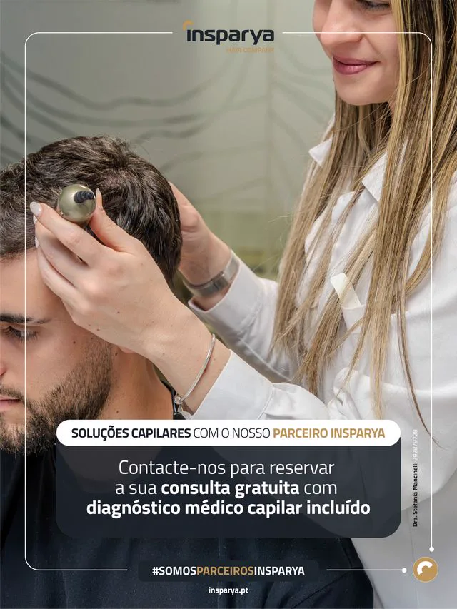 Consulta de avaliação capilar na Insparya com médico especialista