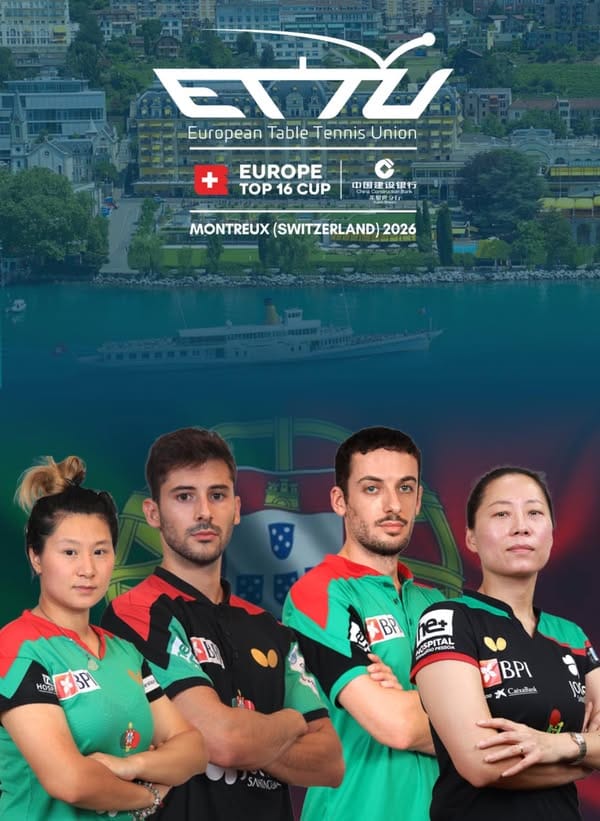O Top 16 Europeu de Ténis de Mesa vai decorrer de quinta-feira, 5, a domingo, 8 de fevereiro de 2026, em Montreux, Suíça, reunindo os melhores jogadores e jogadoras do continente.