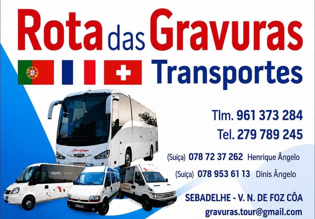 Rota das Gravuras Transportes