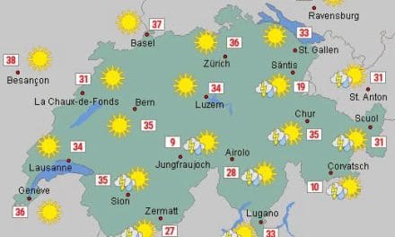Sábado de calor intenso em várias regiões da Suíça