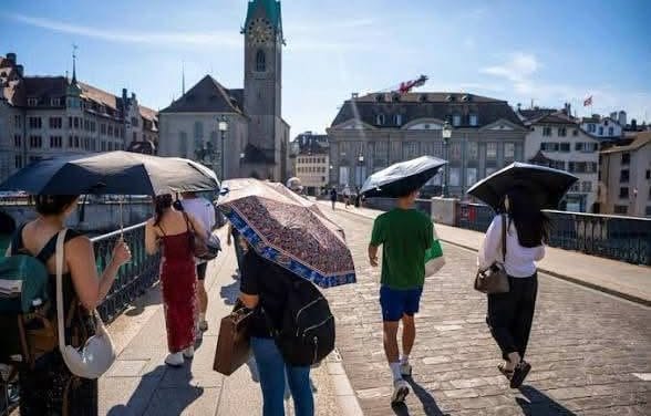 Calor intenso deverá manter-se na Suíça pelo menos até meados de agosto