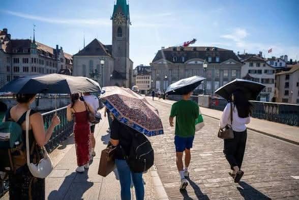 Calor intenso deverá manter-se na Suíça pelo menos até meados de agosto