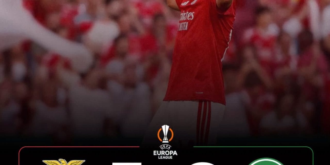 Liga Europa: Benfica goleia St. Gallen com póquer de Pavlidis e avança para a 3.ª pré-eliminatória