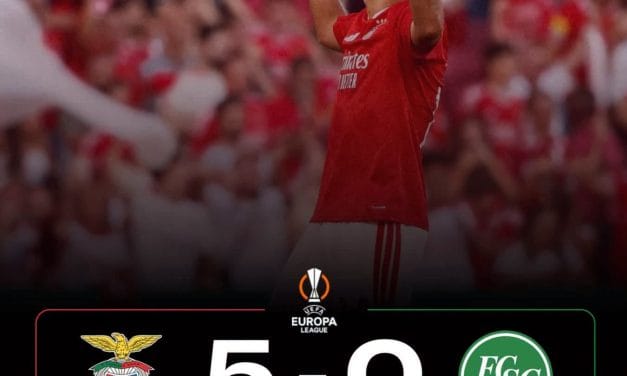 Liga Europa: Benfica goleia St. Gallen com póquer de Pavlidis e avança para a 3.ª pré-eliminatória