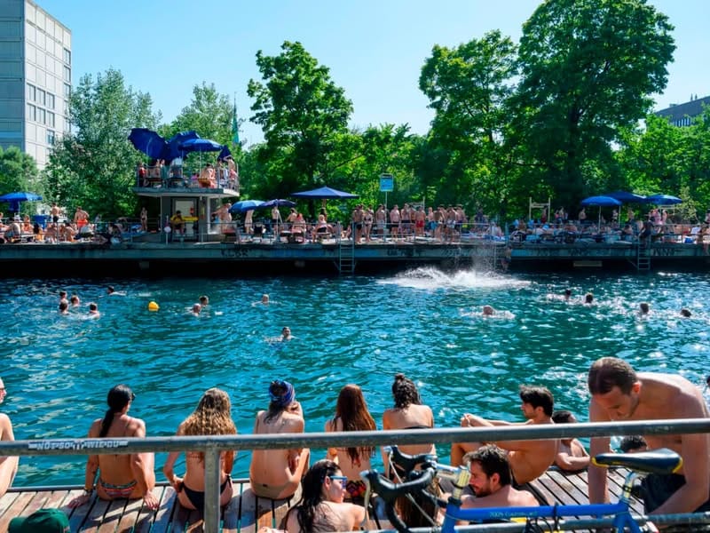 Suíça enfrenta vaga de calor com temperaturas próximas dos 40 graus