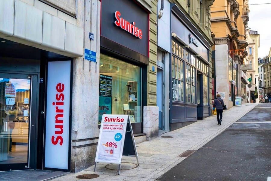 Sunrise aumenta preços dos serviços móveis e de Internet na Suíça