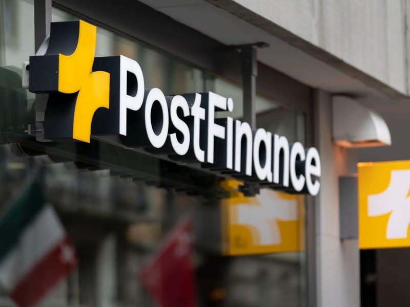 Clientes da PostFinance veem saldo a zero devido a falha técnica