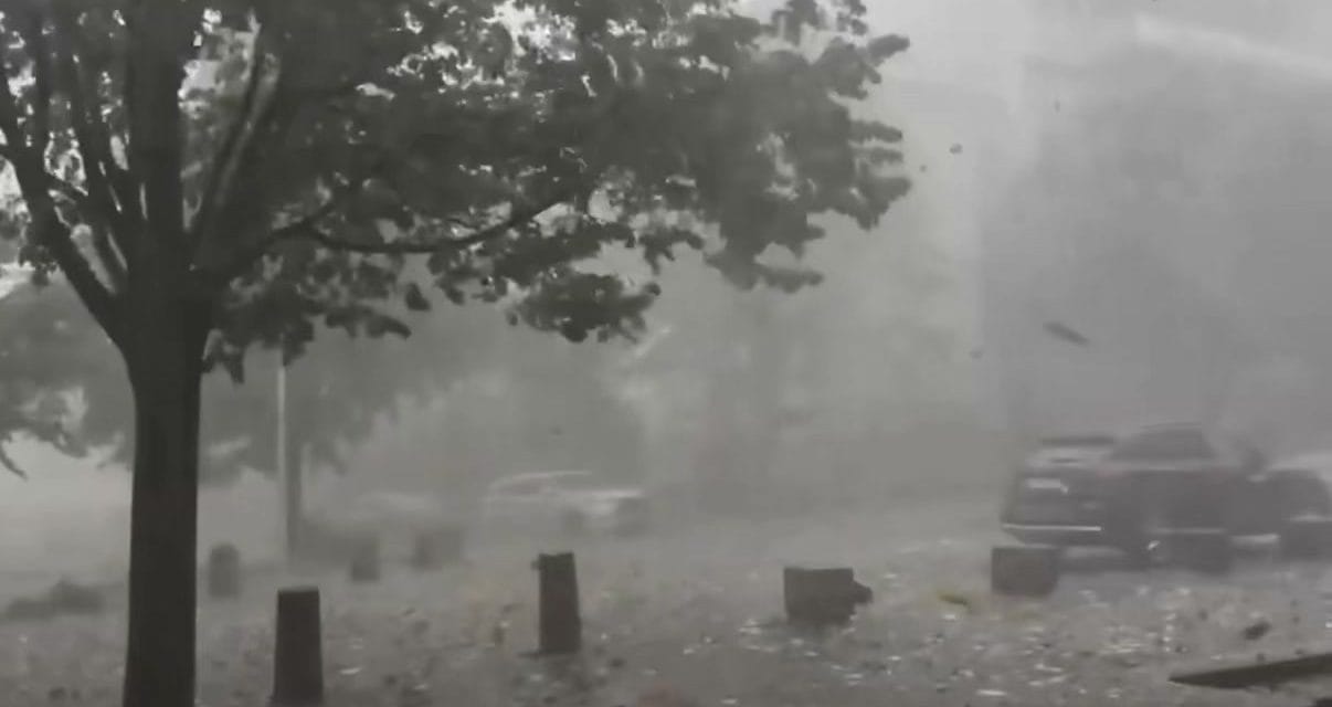 Frente fria e tempestade violenta atingem a Suíça