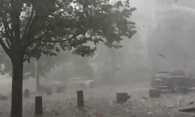 Frente fria e tempestade violenta atingem a Suíça