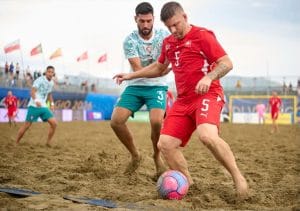 Futebol de Praia: Portugal goleado pela Suíça e fica em apuros