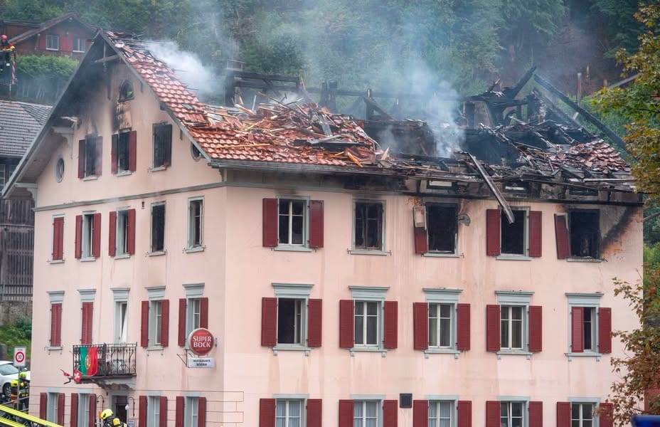 Incêndio em Thusis: dois corpos encontrados e três pessoas continuam desaparecidas