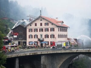 Incêndio em Thusis: portugueses vivem momentos de angústia, choque e alívio
