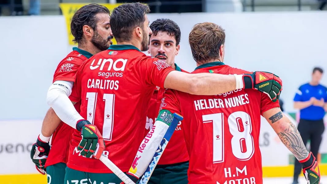 Mundial de hóquei em patins: Portugal goleia a Suíça por 10-0 na estreia
